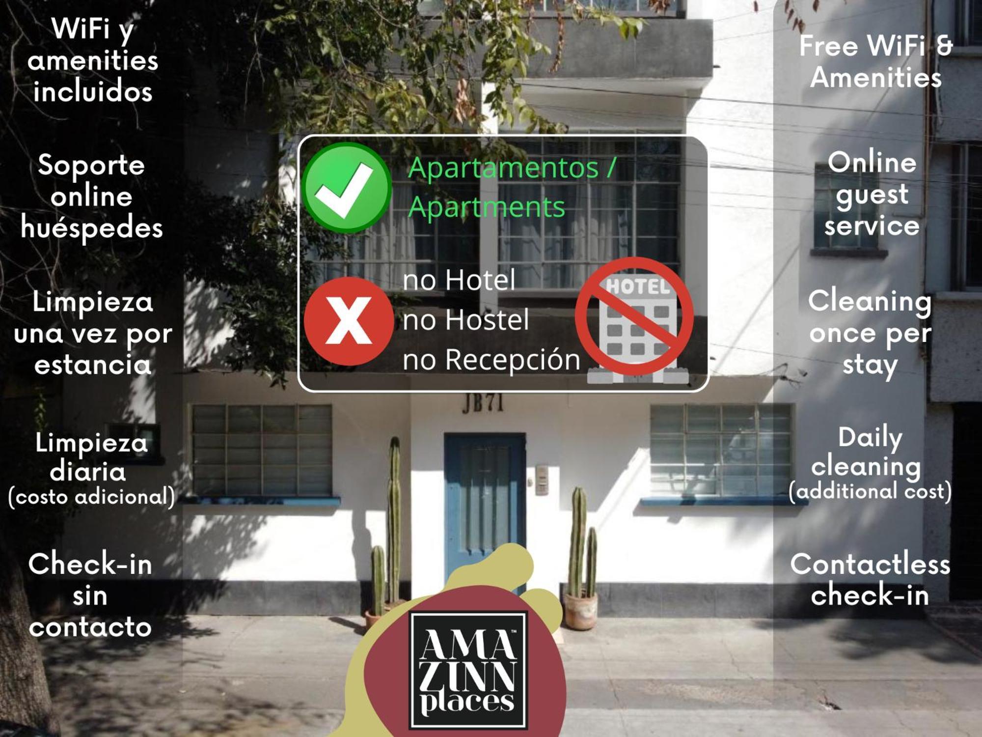 Amazinn Places La Condesa Roma Ciudad de México Exterior foto